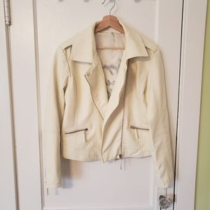 White Pleather Jacket